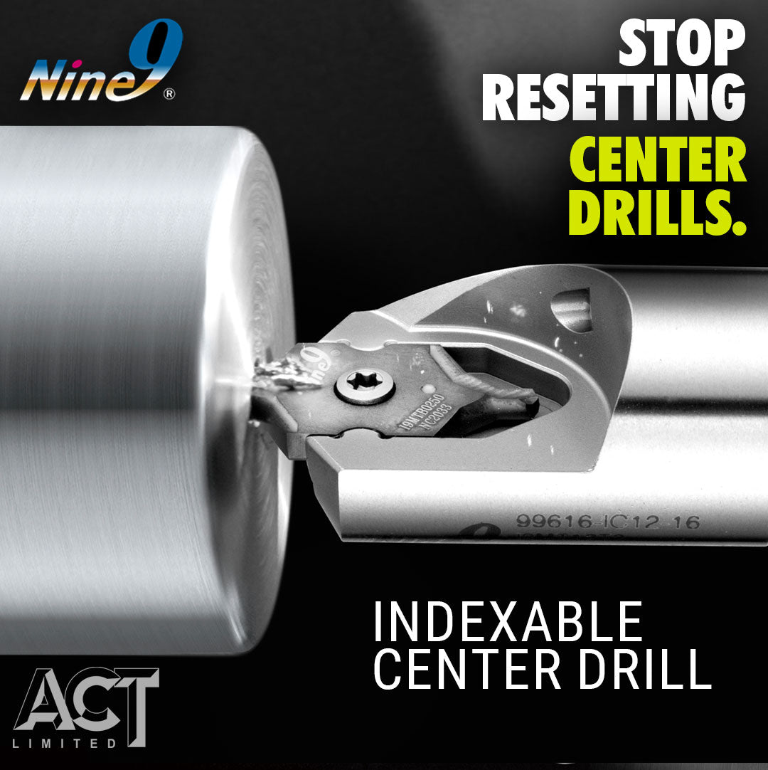 Why Indexable Center Drilling Improves Grinding Accuracy and Reduces Setup Time