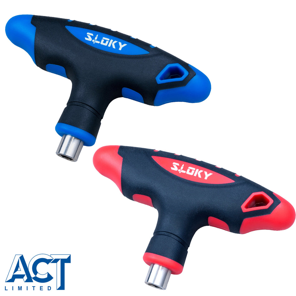 Sloky T-Flying Handle - Red,Blue