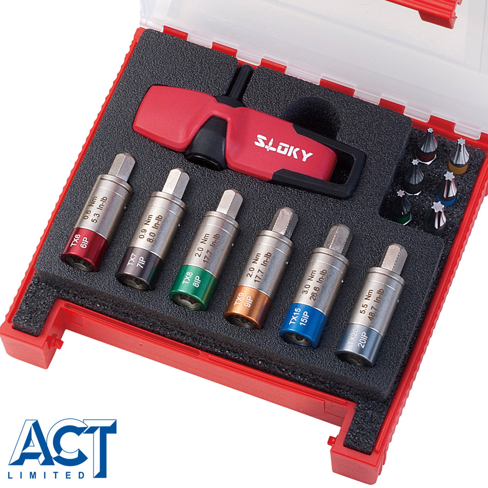 Sloky Torx Smart Screwdriver Kit - Sloky - 25mm Bits 0-TPK01-99-06K