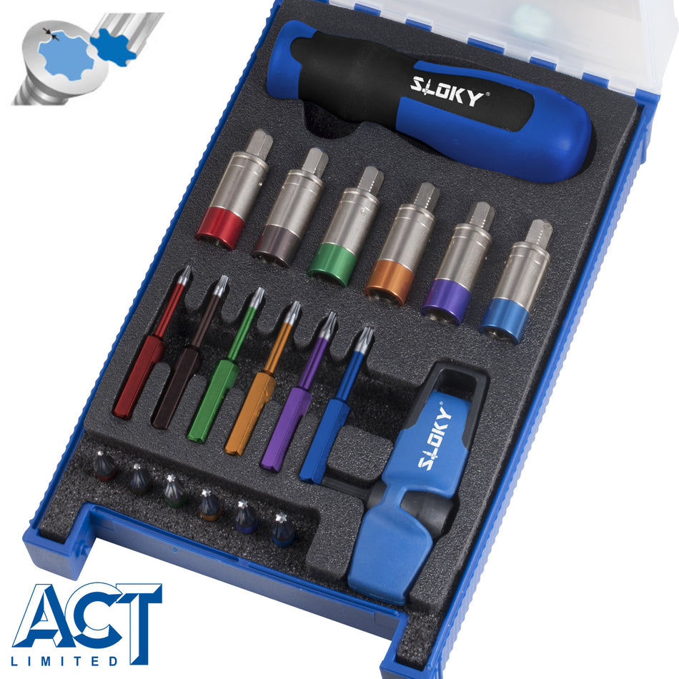 Sloky Togo Kit Torque Screwdriver for TORX PLUS – 25 & 50 mm Bits