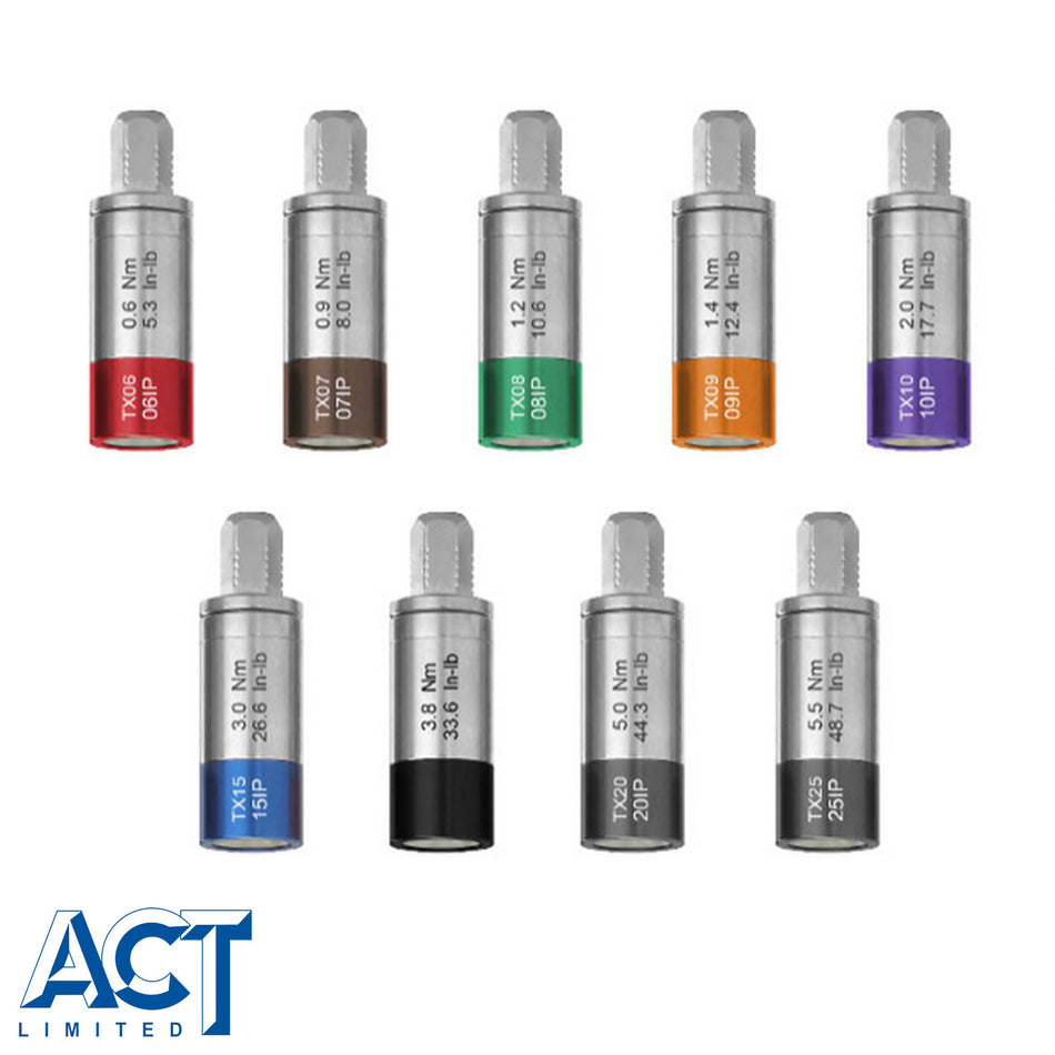 Sloky Lollipop Torque Screwdriver & "Choose Your Own" 3 Torque Adapters