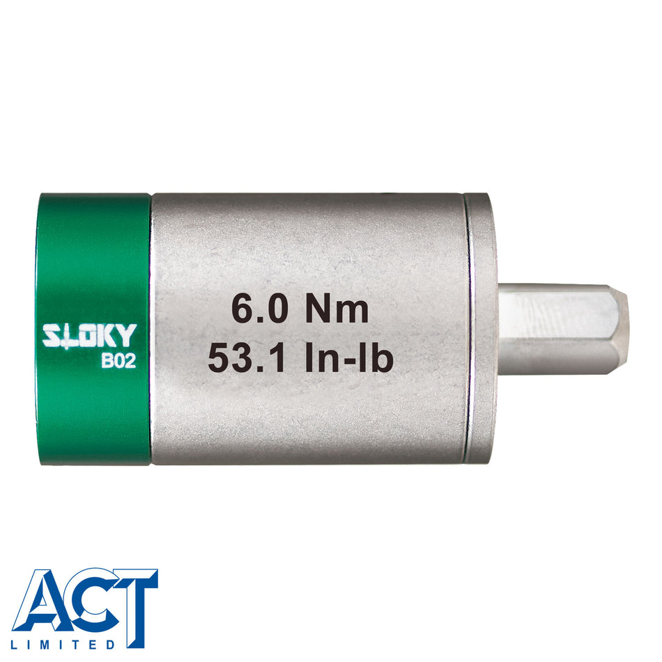 Sloky Extend Torque Adapter 6Nm-10Nm - 1/4" Hex Drive 1Pc